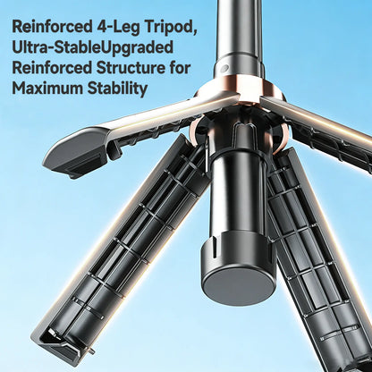 2026New 4-In-1 Mini Adjustable Tripod with 360 Rotation. It Features Wireless Bluetooth Shutter Control and a Clip-On Phone Holder. Suitable for Selfie , Video Grabar . Compatible with Most Smartphones , with a Maximum Extension of 15.7In Tiktokshopspring