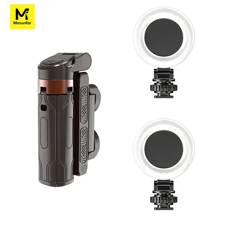 2026New 4-In-1 Mini Adjustable Tripod with 360 Rotation. It Features Wireless Bluetooth Shutter Control and a Clip-On Phone Holder. Suitable for Selfie , Video Grabar . Compatible with Most Smartphones , with a Maximum Extension of 15.7In Tiktokshopspring