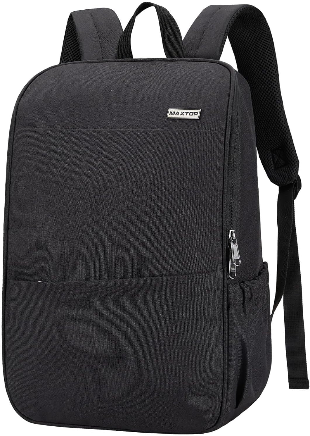 Professional Anti-Theft Deep Storage Laptop Backpack - Water Resistant College Bookbag for 15 Inch Laptops in Black